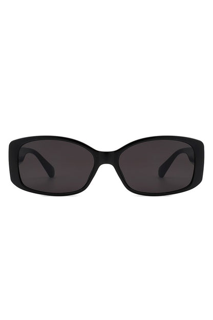 Rectangular Narrow Fashion Square Sunglasses