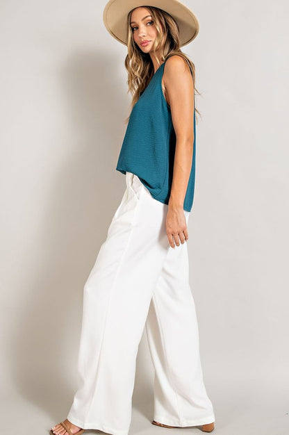 Flowy Straight Leg Pants GOTIQUE Collections