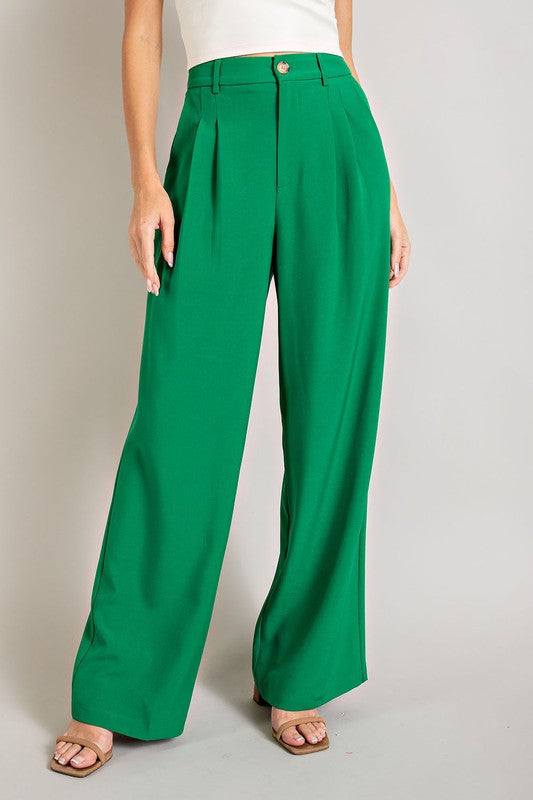 Flowy Straight Leg Pants GOTIQUE Collections