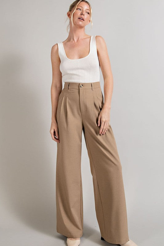 Flowy Straight Leg Pants GOTIQUE Collections