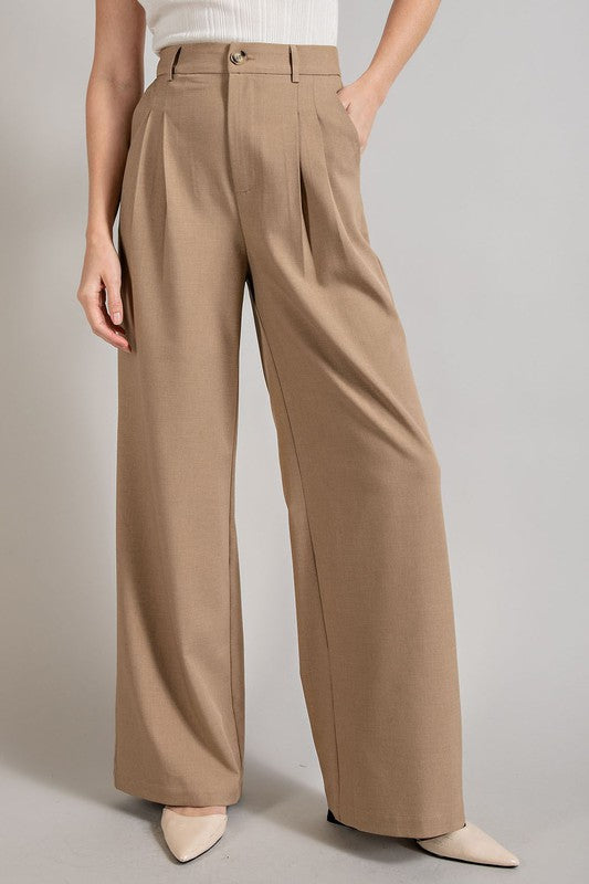 Flowy Straight Leg Pants GOTIQUE Collections