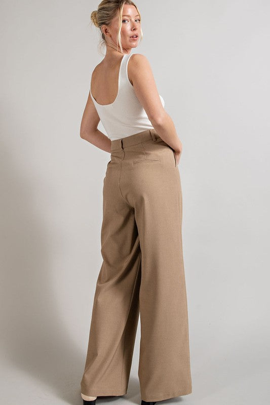 Flowy Straight Leg Pants GOTIQUE Collections