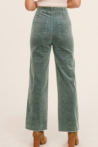 Mineral Washed Corduroy Jeans GOTIQUE Collections