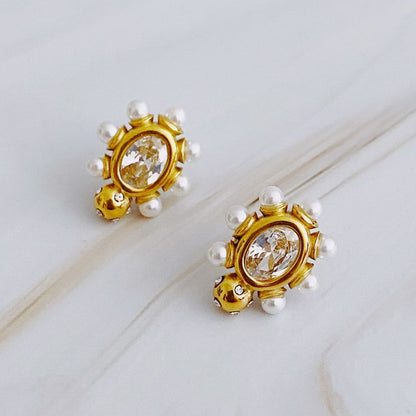 Glam On The Yacht Stud Earrings GOTIQUE Collections