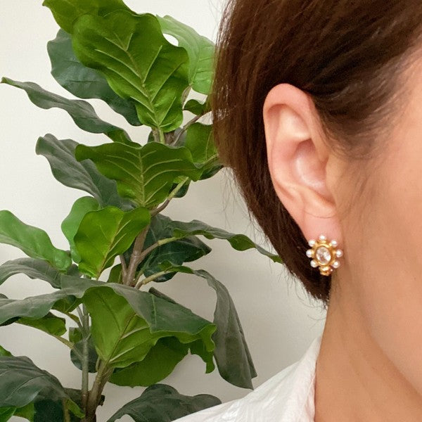 Glam On The Yacht Stud Earrings GOTIQUE Collections