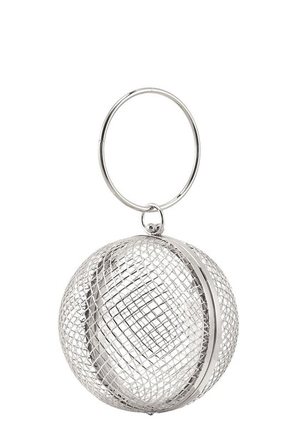 Metal Cage Ball Shape Clutch