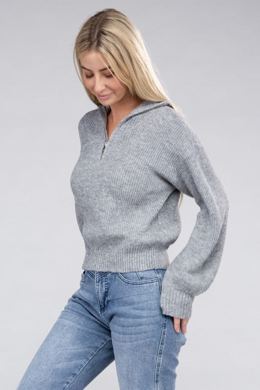 Easy-Wear Half-Zip Pullover GOTIQUE Collections