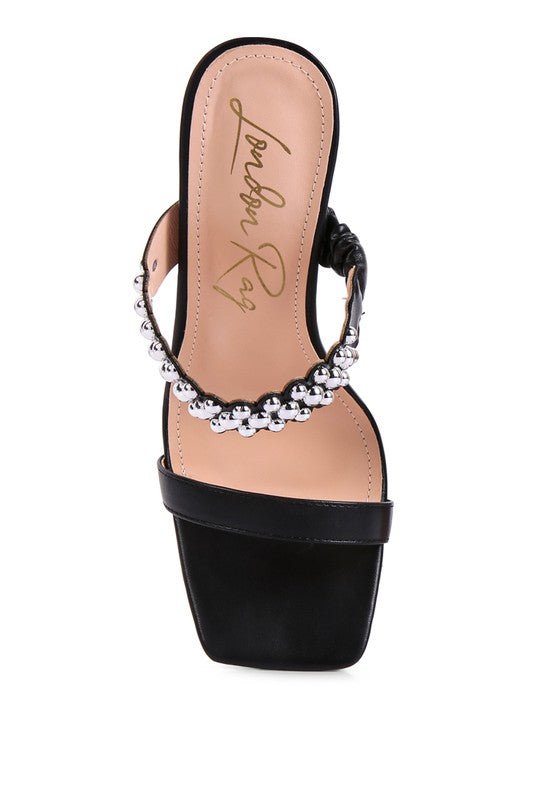 BANDY High Heel Metal Ball Sandals GOTIQUE Collections