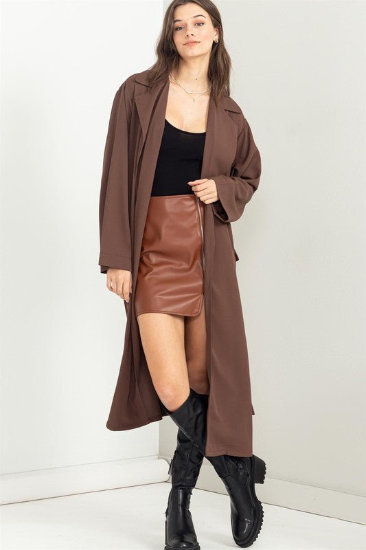 Belted Women's Trench Coat GOTIQUE Collections