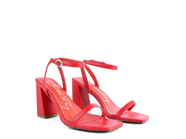 Block Heel Ankle Strap Sandals GOTIQUE Collections