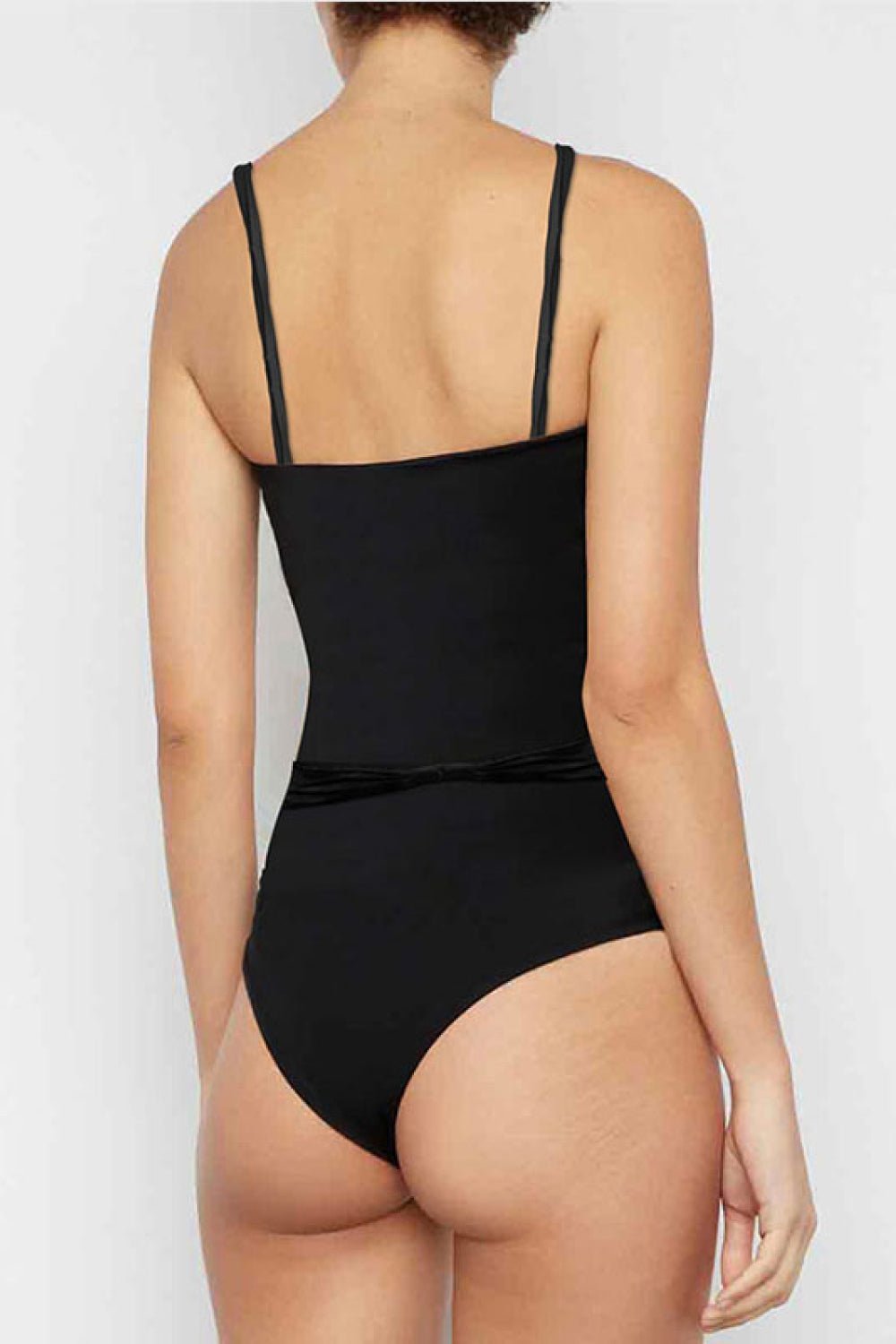 Contrast Flower Detail One-Piece Swimsuit GOTIQUE Collections