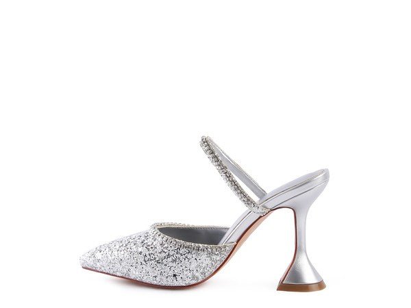 Crystal Elegance Heel Sandals GOTIQUE Collections