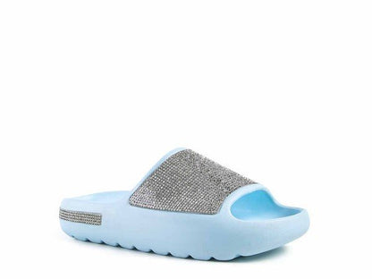 DUMBA Diamante Pool Sliders GOTIQUE Collections