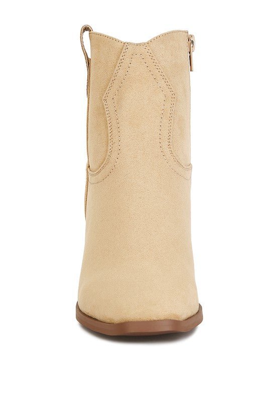 ELETTRA Ankle Length Cowboy Boots GOTIQUE Collections