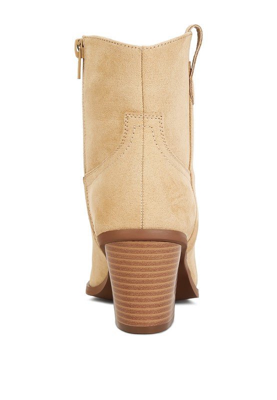 ELETTRA Ankle Length Cowboy Boots GOTIQUE Collections