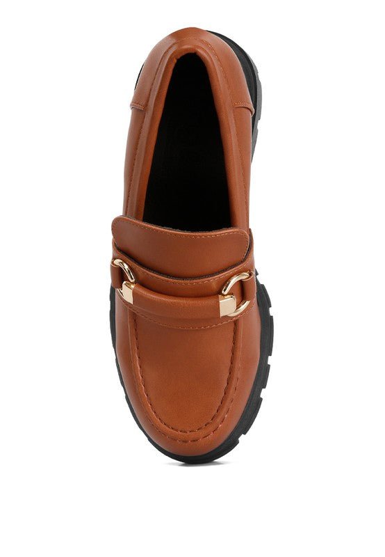 Evangeline Chunky Platform Loafers GOTIQUE Collections