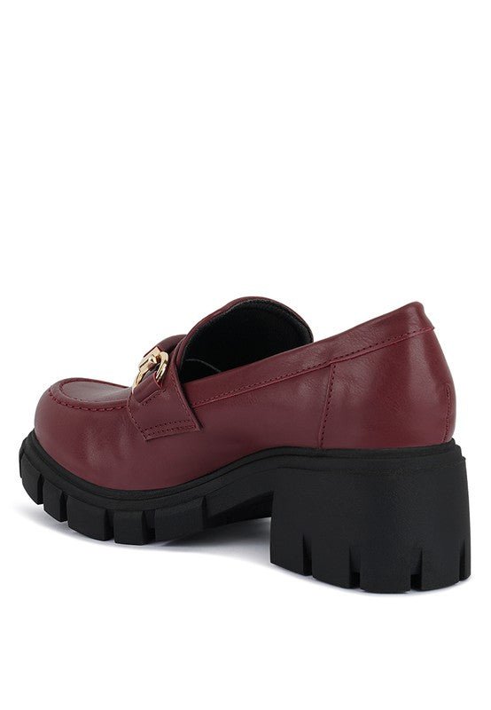 Evangeline Chunky Platform Loafers GOTIQUE Collections