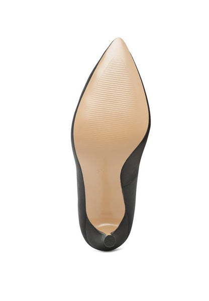 Fizzy Goblet Satin Stiletto Pumps GOTIQUE Collections