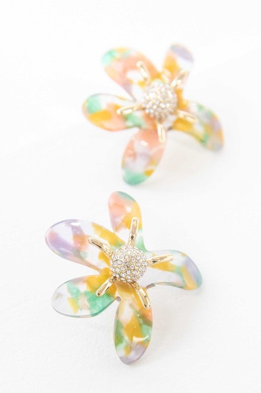 Flower Power Post Earrings GOTIQUE Collections