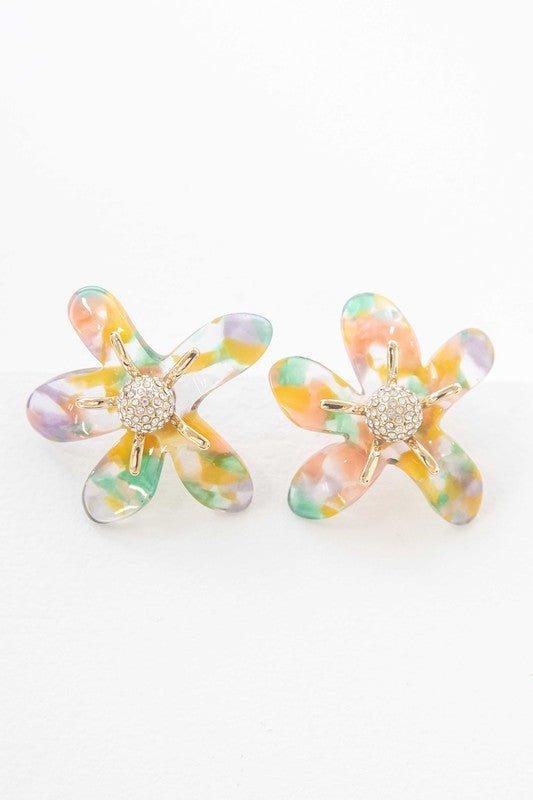 Flower Power Post Earrings GOTIQUE Collections