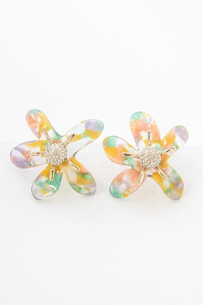 Flower Power Post Earrings GOTIQUE Collections