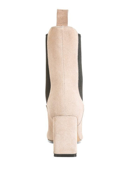 GAVEN Suede High Ankle Chelsea Boots GOTIQUE Collections