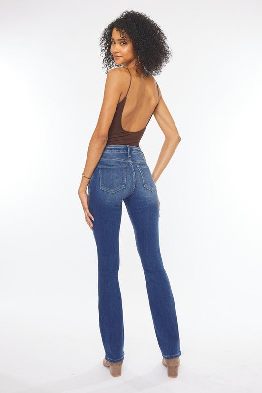 High Rise Bootcut Jeans GOTIQUE Collections