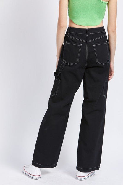 High Rise Fit Cargo Pants GOTIQUE Collections