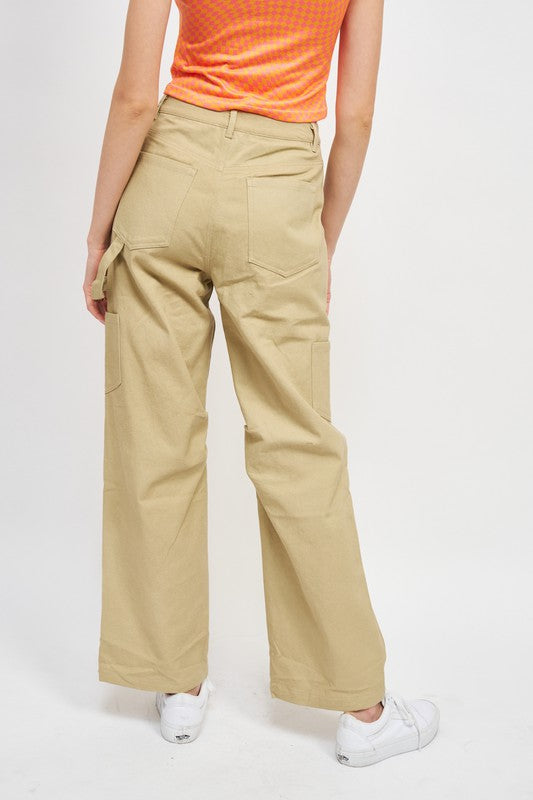 High Rise Fit Cargo Pants GOTIQUE Collections