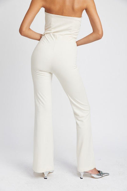 High Waist Flared Dress Pants GOTIQUE Collections