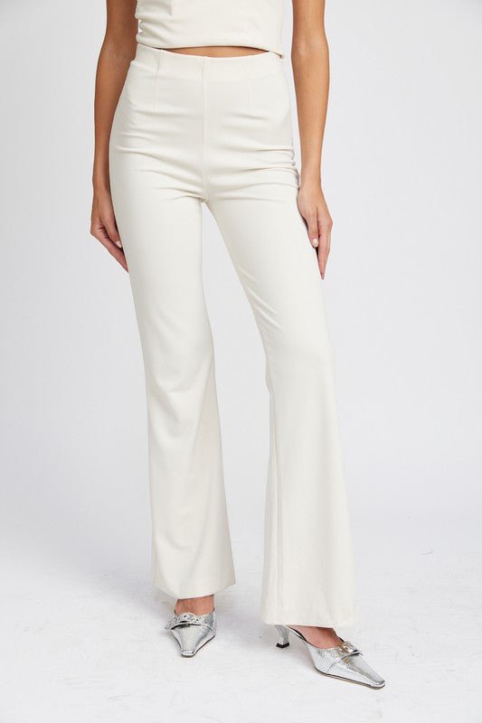 High Waist Flared Dress Pants GOTIQUE Collections