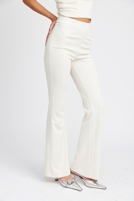 High Waist Flared Dress Pants GOTIQUE Collections