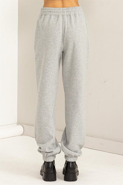 High-Waisted Pintuck Sweatpants GOTIQUE Collections