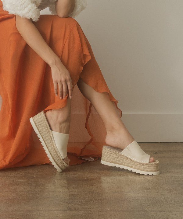 IVY Espadrille Platform Slide GOTIQUE Collections