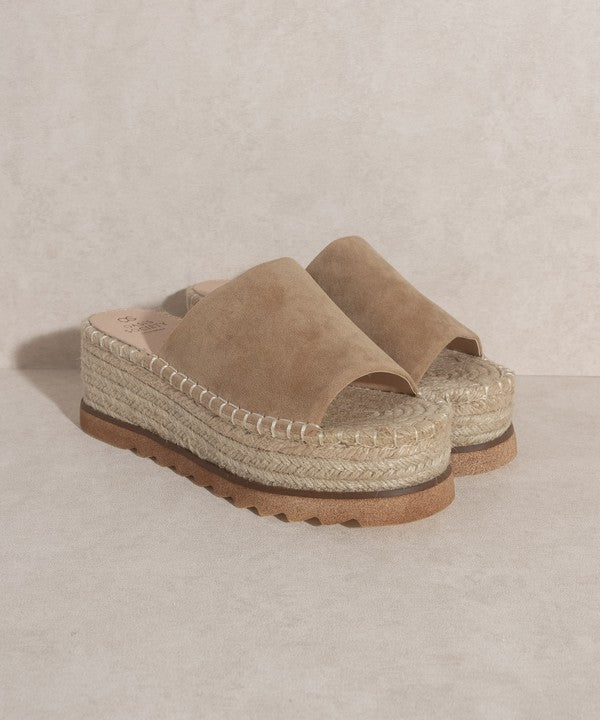 IVY Espadrille Platform Slide GOTIQUE Collections