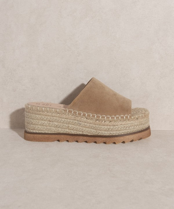 IVY Espadrille Platform Slide GOTIQUE Collections