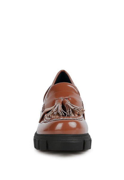 JONAH Tassels Detail Chunky Loafers GOTIQUE Collections