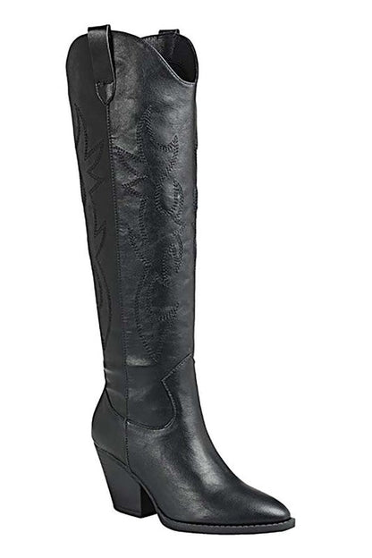 Knee High Western Boots GOTIQUE Collections