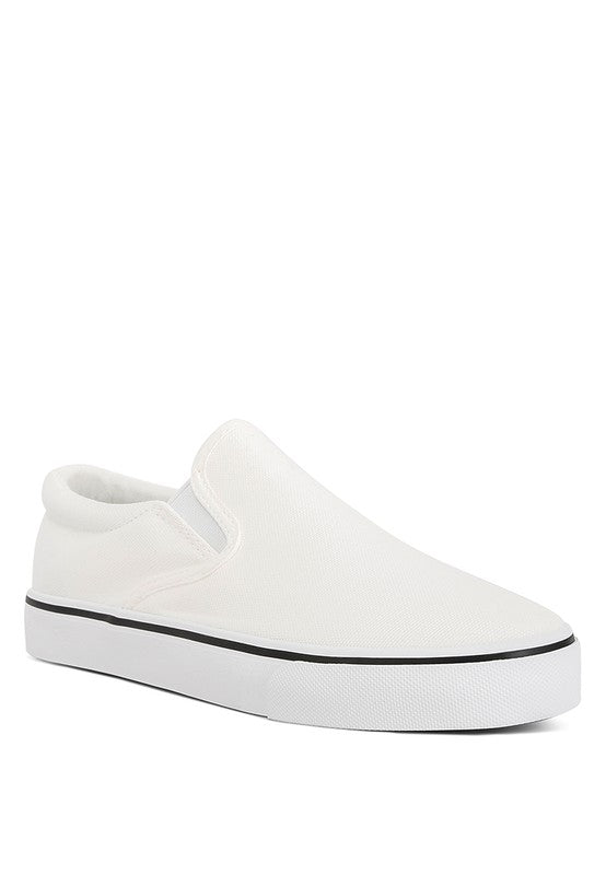 LASZLO Canvas Slip On Sneakers GOTIQUE Collections