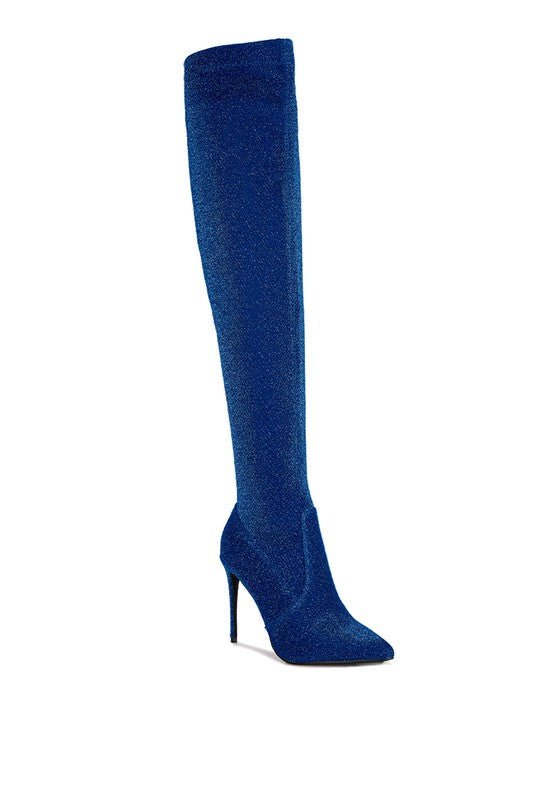 LILLY High Heel Knitted Long Boots GOTIQUE Collections