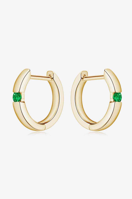 Lab-Grown Emerald Earrings GOTIQUE Collections