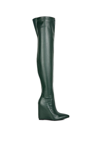 Leggy Lass Long Knee Platform Chunky Boots GOTIQUE Collections