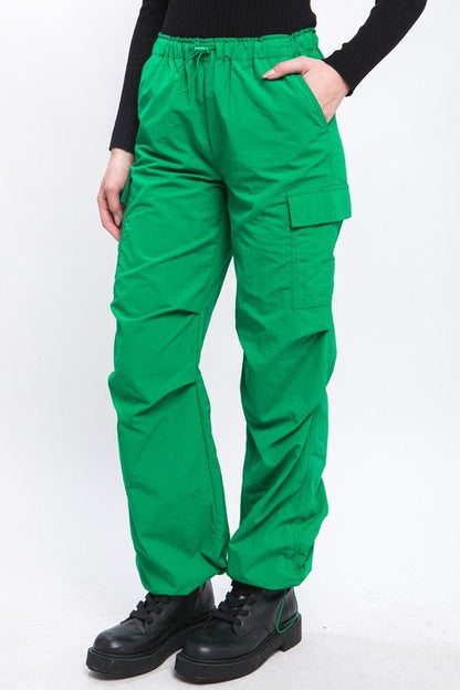 Loose Fit Parachute Cargo Pants GOTIQUE Collections