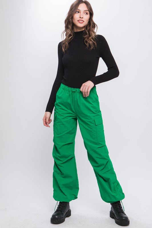 Loose Fit Parachute Cargo Pants GOTIQUE Collections