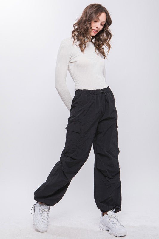 Loose Fit Parachute Cargo Pants GOTIQUE Collections