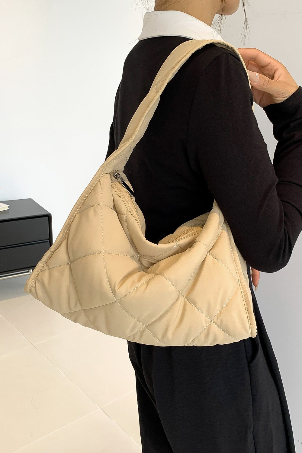 Medium Nylon Shoulder Bag GOTIQUE Collections