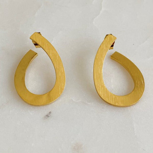 NEVER MET EVER Gold Hoop Earrings GOTIQUE Collections