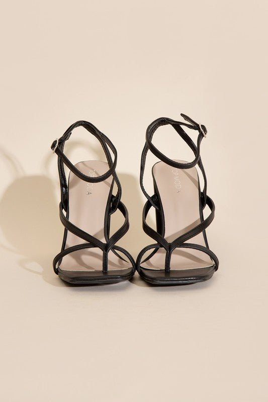 NILE Thong Strappy Heels GOTIQUE Collections