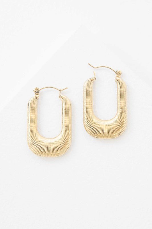 NOMAD Gold Hoop Earrings GOTIQUE Collections