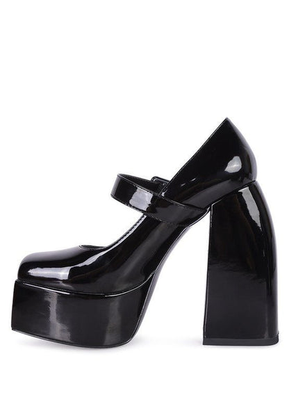 PABLO High Platform Heel Mary Jane Sandals GOTIQUE Collections